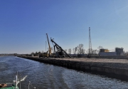 The progress of the works on the second stage of construction of the Vistula Sandbar Channel