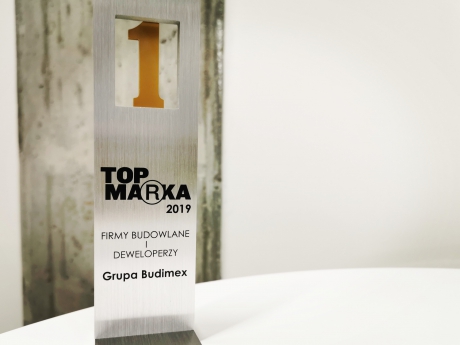 Budimex wins first place in the Top Brand ranking