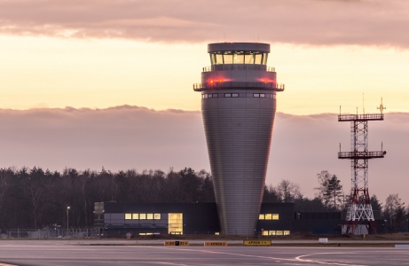 Wieża kontroli ruchu lotniczego Katowice-Pyrzowice