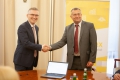 The signing of a contract for the expansion of the Ministry of Finance IT Centre facility in Radom